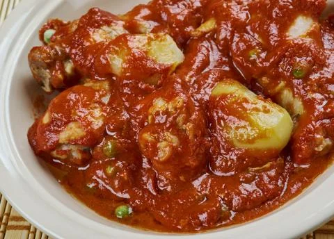 Durban Chicken Curry Foto stock