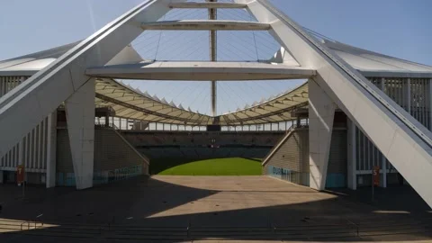 Durban, Stadium, track back Stock Footage 139194208