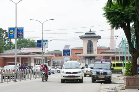 Durbar Marg in Kathmandu Stock Photos