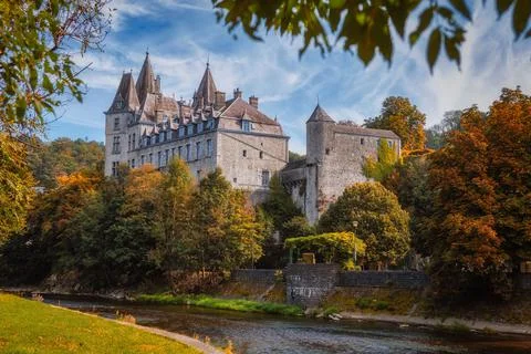 Durbuy Castle Foto stock