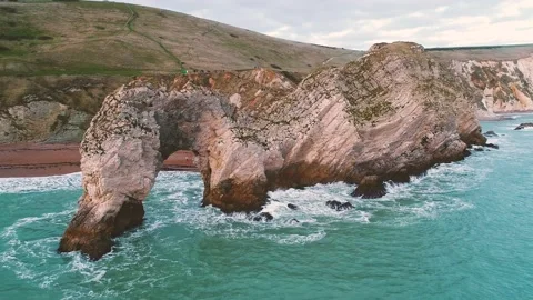Durdle Door 01 Stock Footage 131946062