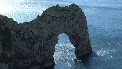 Durdle Door Arch Stock Footage 71775403