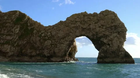 Durdle door dorset close up Vídeo Stock 169845284