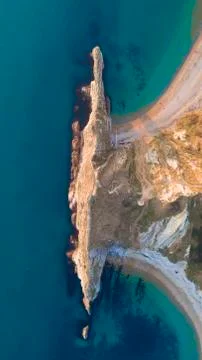 Durdle Door Overhead view  Stock Photos