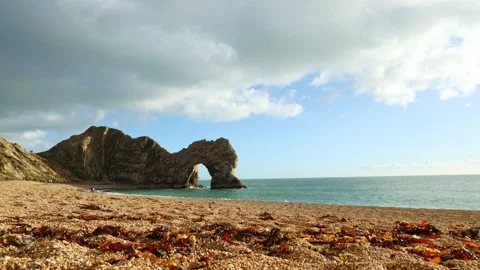 Durdle door time lapse Vídeo Stock 169844385