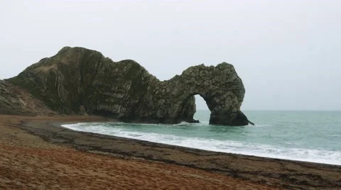 Durdle Door Timelapse Video stock 47556050