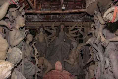 Durga Idol Stock Photos