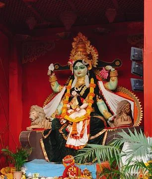 Durga pooja navratri Stock Photos