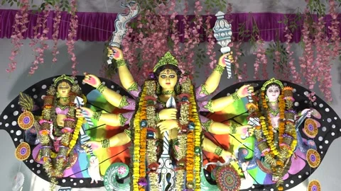 Durga Puja is the biggest festival of In... | Stock Video | Pond5