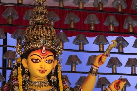 Durga puja at kolkata Stock Photos