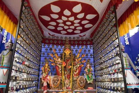 Durga puja at kolkata Stock Photos