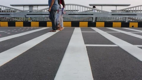 Durgam Cheruvu Bridge Stock Footage 141806784
