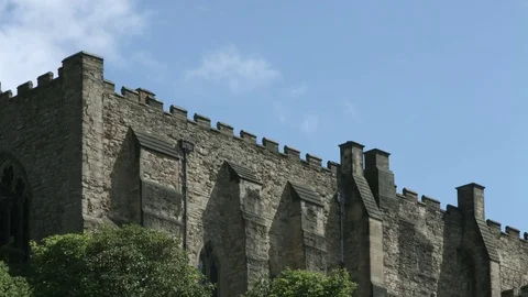 Durham Castle, Durham, England. 스톡 동영상 80082680