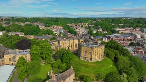 Durham Castle, Durham, UK Stock Footage 237475326