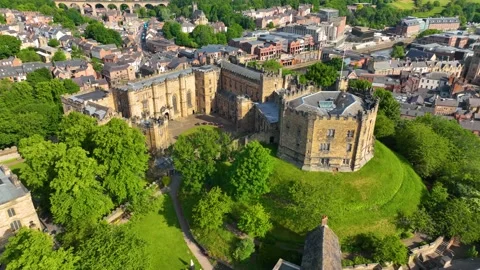 Durham Castle, Durham, UK Stock Footage 237475459
