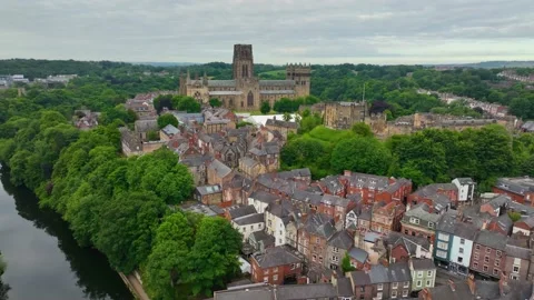 Durham Castle, Durham, UK Stock Footage 238561248