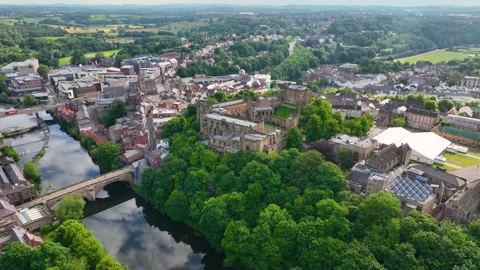 Durham Castle, Durham, UK Stock Footage 238561279
