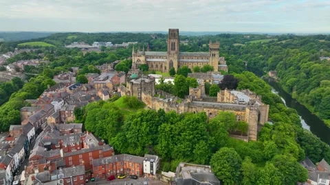 Durham Castle, Durham, UK Stock Footage 238561462