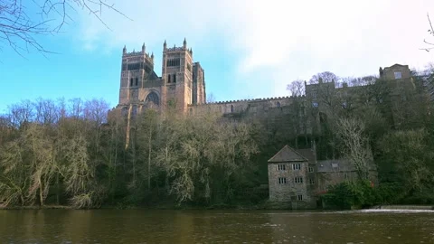 Durham Cathedral, in December, 2025 Stock Footage 325391183