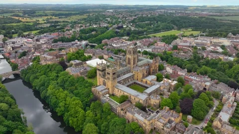 Durham Cathedral, Durham, UK Stock Footage 237475231