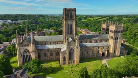Durham Cathedral, Durham, UK Stock Footage 237475421