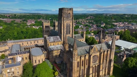 Durham Cathedral, Durham, UK Stock Footage 237475444
