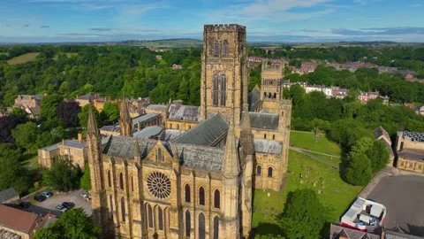 Durham Cathedral, Durham, UK Stock Footage 237475476