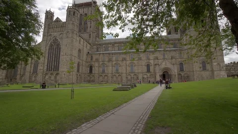 DURHAM CATHEDRAL West 2. 4K Stock Footage 77605884