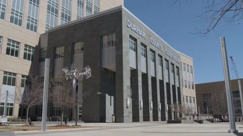 Durham County Courthouse Video stock 149703779