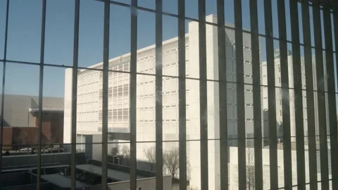 Durham County Jail through Elevator Video stock 149703788