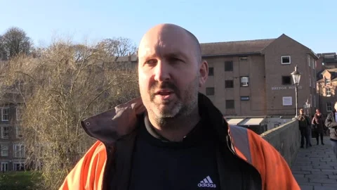 Durham residents react to potential post-Christmas lockdown Video stock 148560790