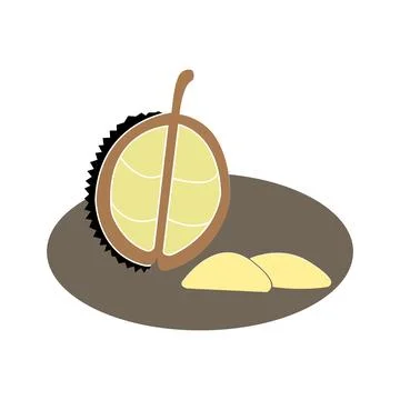 Durian icon Stock Illustration