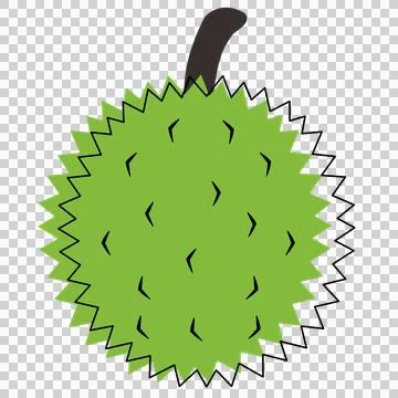 Durian Ilustração Stock