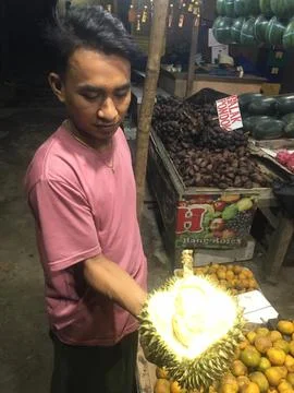 Durian Shop Stock Photos