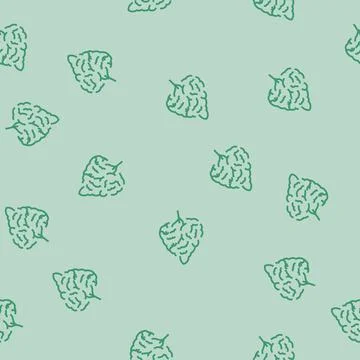 Durian tree jungle amazon line seamless pattern 스톡 일러스트