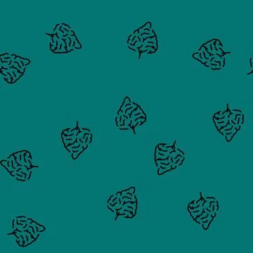 Durian tree jungle amazon vector seamless pattern Stock Illustration