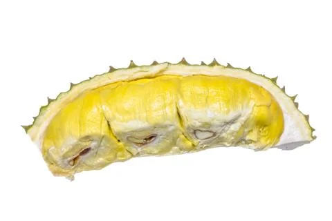 Durian on white Stock Photos