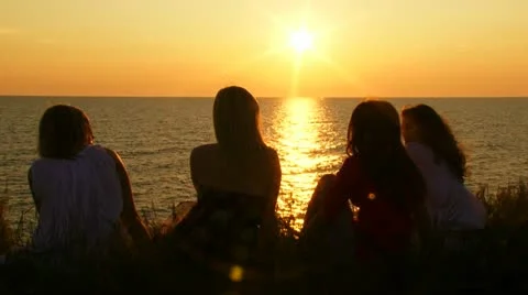 During evening walk Stock Footage 21374782