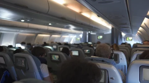 During the flight on board Stock Footage 109183566