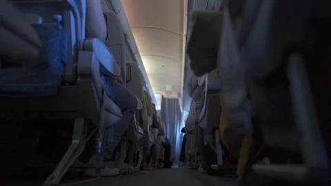 During the flight on board Stock Footage 109218658