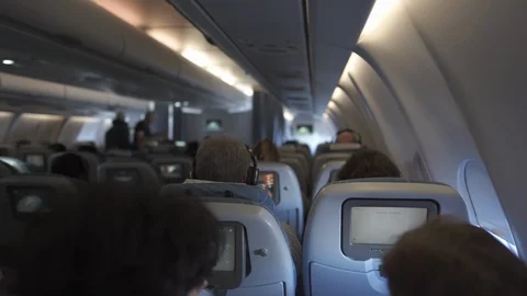 During the flight on board Stock Footage 109455358