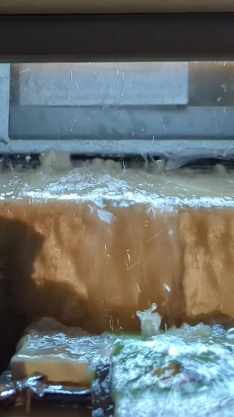During floods, water gets into the basement Stock Footage 330430003