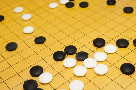 During a game of go Stock Photos