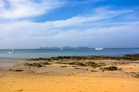 During Low Tide. Stock Photos