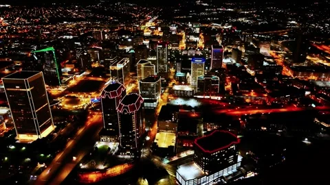 During the Night - Richmond, VA Video stock 336429376