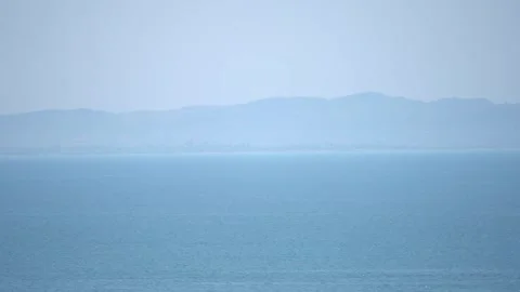 Durres beach horizon Stock Footage 313557790