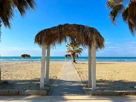 Durres Beach Stock Photos