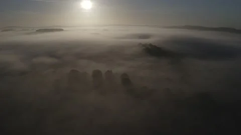 Durrington Fog 2 Stock Footage 236493090