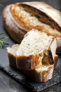 Durum Rosemary Bread Stock Photos