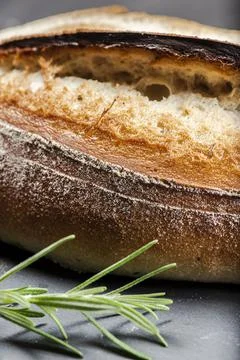 Durum Rosemary Bread Stock Photos